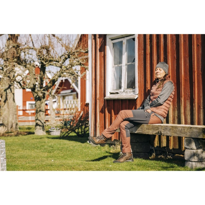 Kamizelka damska Pinewood® Abisko Insulation 3158 brudny różowy